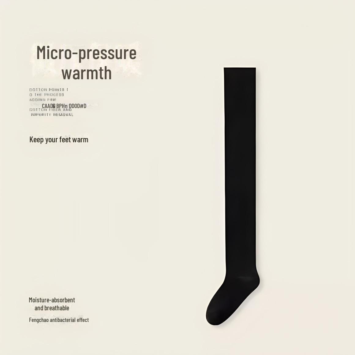 

Женские осенне-зимние гольфы, удлиненные до колена, с высоким берцем, из бархата, плотной махровой ткани, облегающего кроя, стиль JK. Extended Thigh Terry Socks