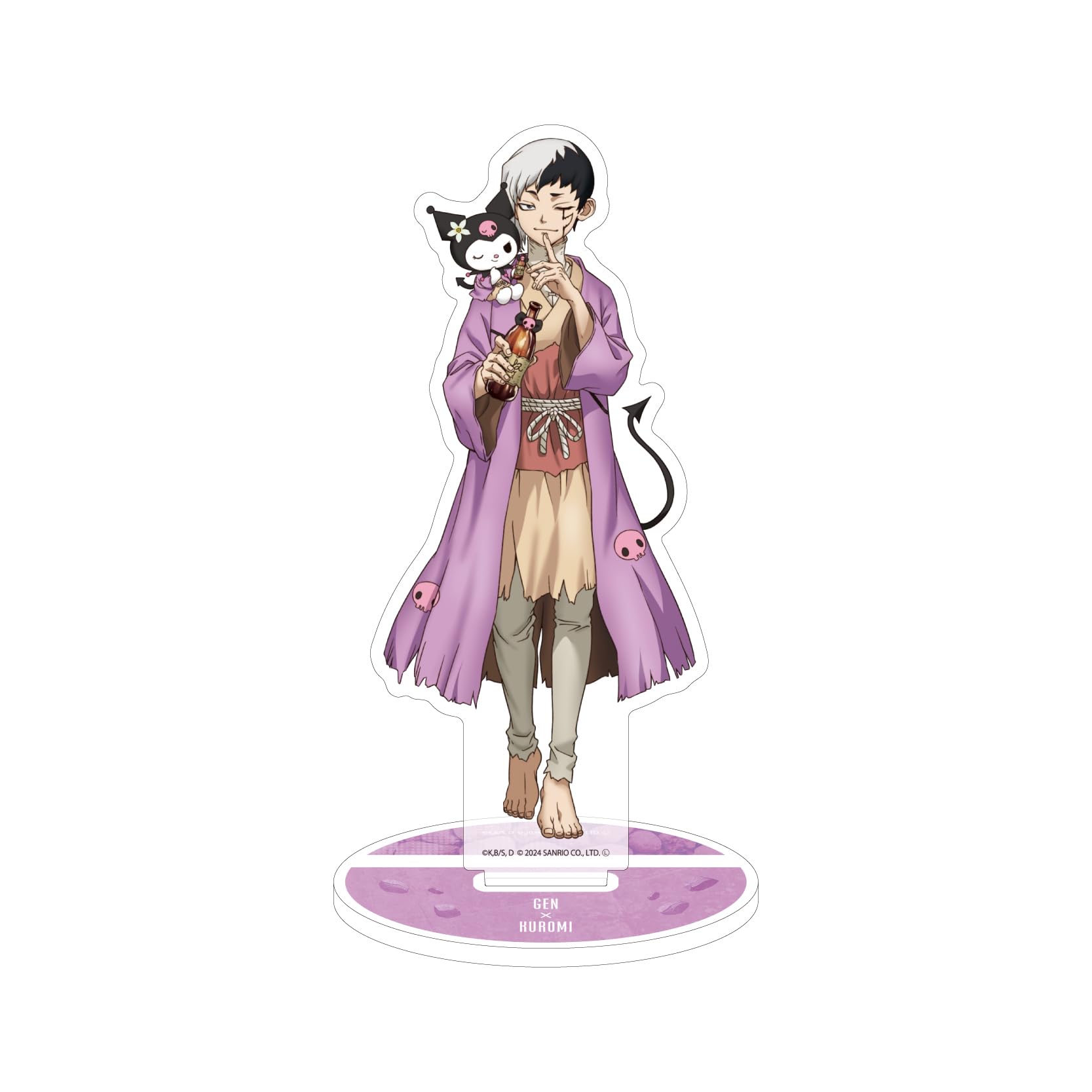 

Dr. STONE x Sanrio Characters 02 Gen x Kuromi [Collaboration Illustration] Acrylic Stand