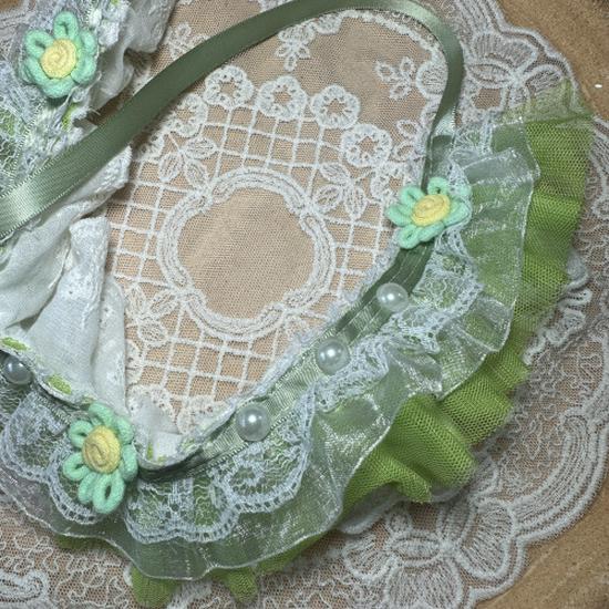 Korean Bowknot Lace Collar for Pets - Dog & Cat Scarf Accessory