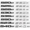 ABS Auto Kofferraum Heck Buchstaben Logo Plakette Emblem Aufkleber für BMW 5er Serie 520e 525e 528e 530e 535e 540e 550e E39 E60 E61 F10 F11 G30