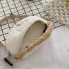 Plush Cartoon Shoulder Bag For Women With Embroidery And Phone Pocket