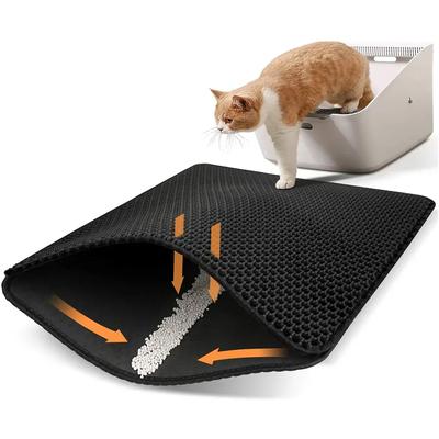 Cat Litter Mat Double EVE Cat Mattresses Waterproof Anti Slip Sandboxes for Cats Mattress Washable Bed Mat Clean Pad Pet Product