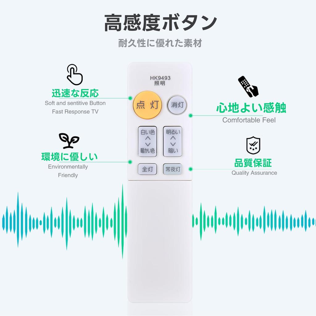 Ceiling Light Remote Control HK9493 for Panasonic Lighting Fixtures HK9493MM Compatible with HH-CA0611A, HH-CA0613AH, HH-CA0614AE, HH-CA0620AZ,