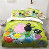 Cute Cartoon Les Barbapapa Bedding Set Soft Duvet Cover for Adult Kids Single Double King Size Bed
