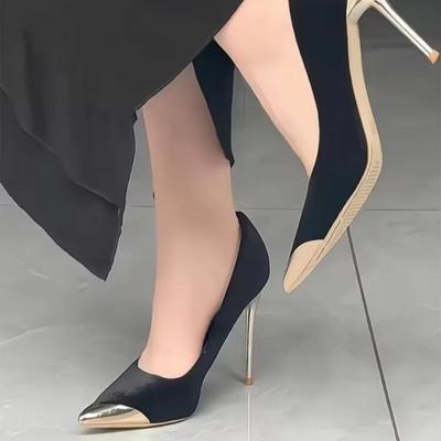 2025 Estate Scarpe da Donna Moderne Slip on a Punta Tacco Super Alto e Sottile Scarpe Classiche Sexy da Festa con Scarpe Femminili