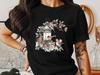 Cottagecore Bird Feeder T-Shirts, Watercolor Robins Design, Nature Lover Gift, Vintage Style Tee, Bird Watching Apparel