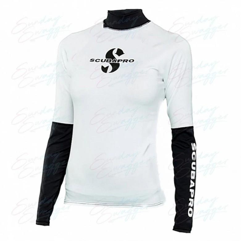 

SCUBAPRO Women s Long-Sleeved Outdoor Sports Ultraviolet Swimsuit Surfing Suit Shirt Top XS