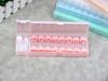 8pairs Contact Lens Box Holder Travel Portable Small Cute Clear Eyewear Bag Container Contact Lenses Soak Storage Case