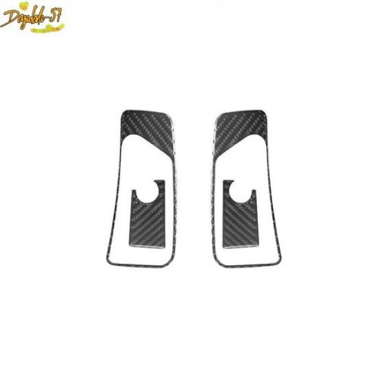 4Pcs Carbon Fiber Rear Door Handle Cover Trim Fit For Mercedes-Benz G-Class W463