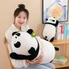 Bamboo Leaf Panda Plush Toy Cute Throw Pillow Queen Bedside Pillow Birthday Gift