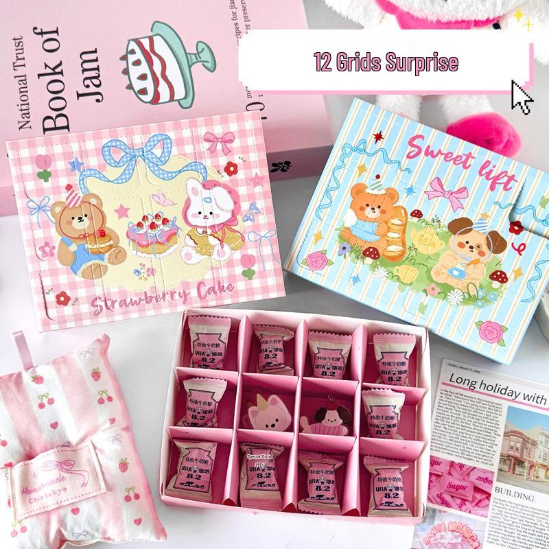 קופסת מתנה הפתעה לגירוד עשה זאת בעצמך: בלעדי לחג המולד וליום ההולדת