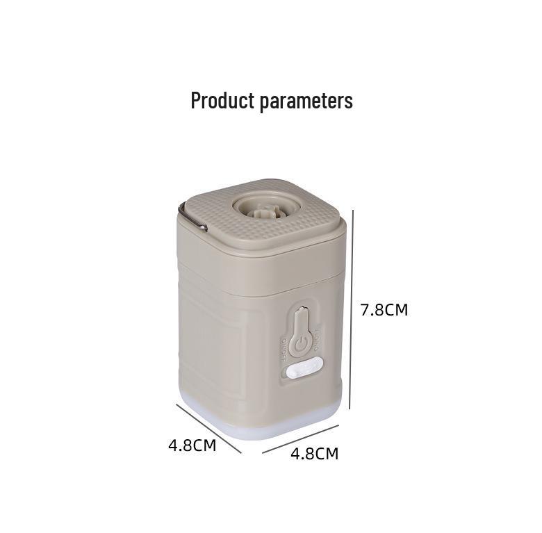 Portable Electric Air Pump for Camping and Swimming Rings - Inflate/Deflate Dual-Use