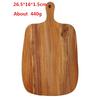 Solid Wood Chopping Blocks Cheese Board Outdoor Camping Portable Fruit Board Acacia Mangium Cutting Board Wood Deli Board