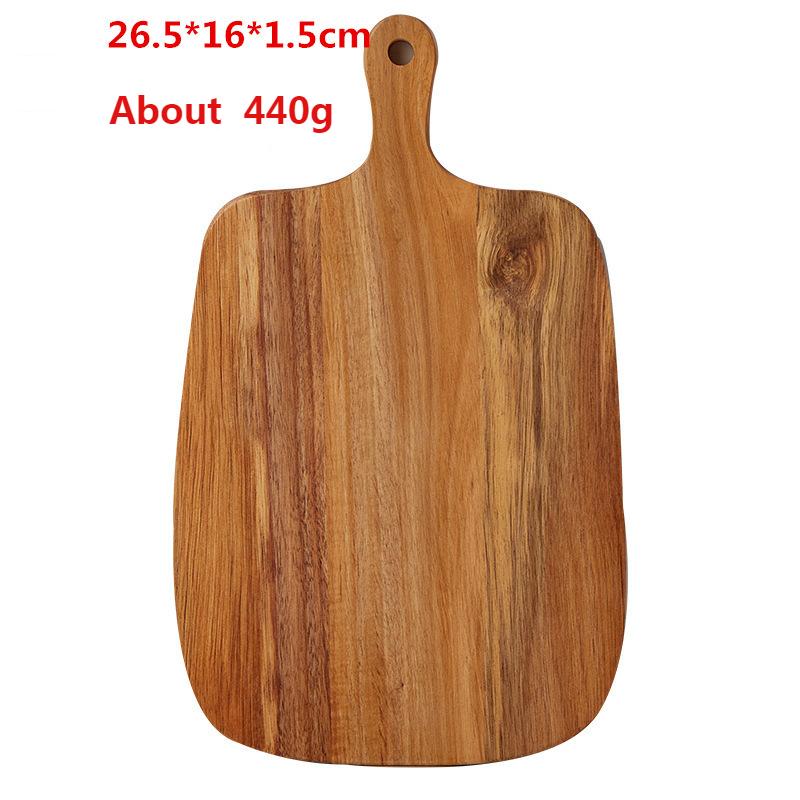 Solid Wood Chopping Blocks Cheese Board Outdoor Camping Portable Fruit Board Acacia Mangium Cutting Board Wood Deli Board