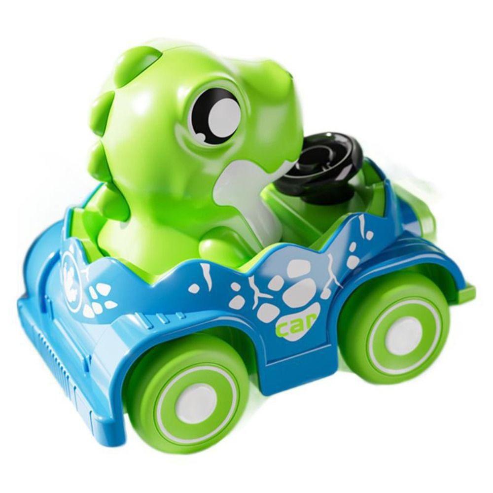 Early Education Dinosaur Inertia Pull Back Car ABS Press Slide Toys Car  Holiday Birthday Gift