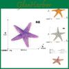Realistic Pvc Starfish Model Decorative Ocean Creature Beach Toy For Home Decor