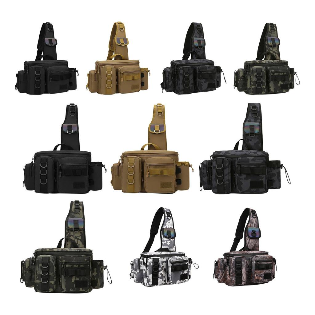 Fishing Tackle Bag Rod Holder Multifunctional Fishing Bag for Men Women