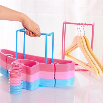 Accessoriess Wardrobe Holder Storage Organizer Clothes Hanger Stacker Rack