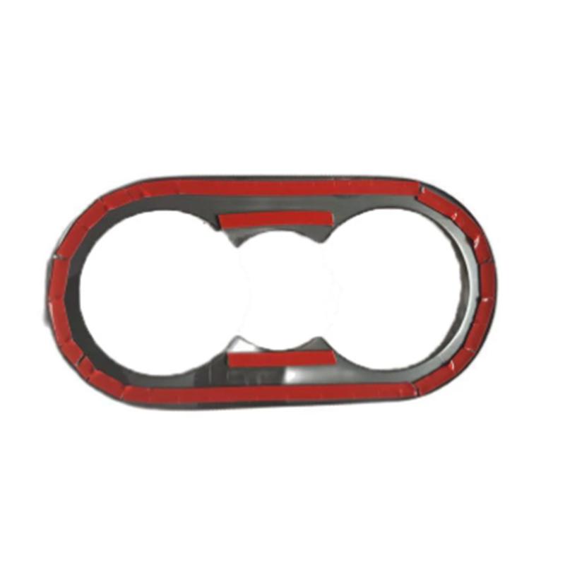Back Rear Seat Water Cup Metal Cover Trim for Skoda Octavia 4 IV  Mk4 RS VRS Interior Accessories Styling Stickers