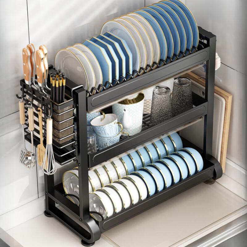 Multi-functional Kitchen Countertop Dish Drying Rack