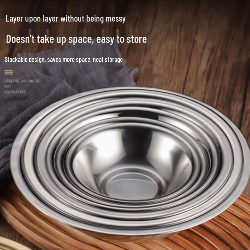 SPSR Stainless Steel Mixing Bowl