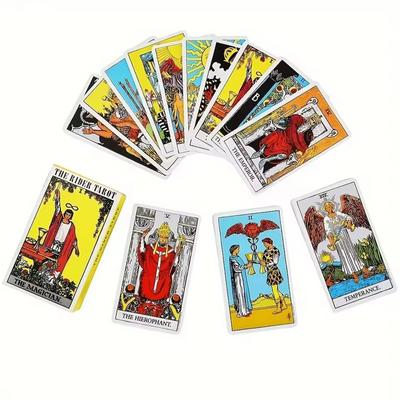The Rider Tarot Deck Karten 78-teilig Orakel Deck für Anfänger, Klassische Tarots mit PDF-Handbuch