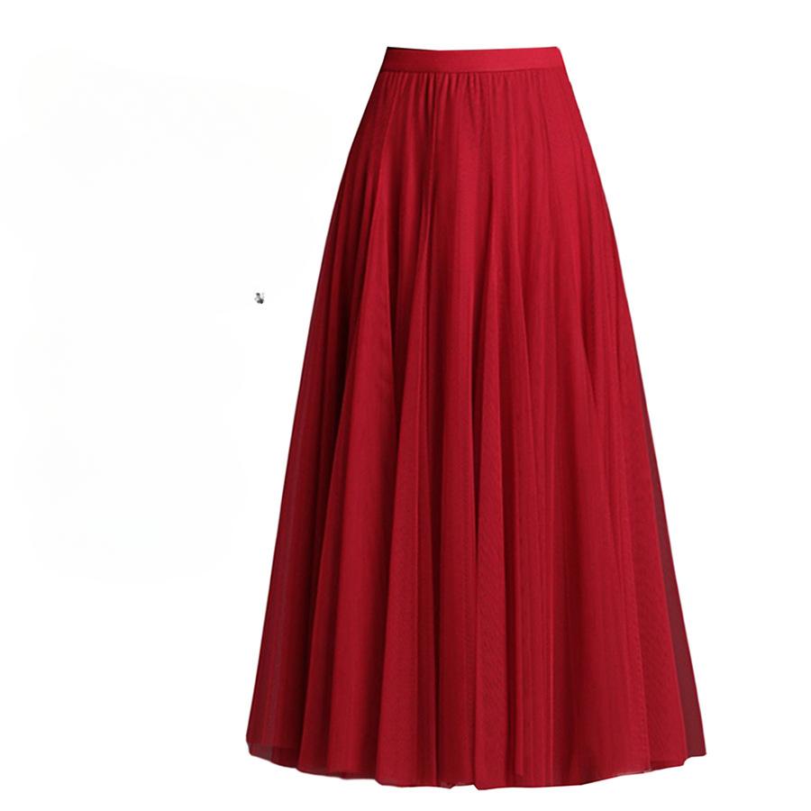 

Женская юбка, двухслойная юбка с большим подолом, трапециевидной формы Four Seasons, драпированная юбка феи One Size