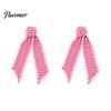 Festival Ribbon Sash Fall Scalloped Wreath for Front Door, 55 Inch Plaid Gingham Autumn Door Bows Thanksgiving Harvest Yard Porch Doorway Indoor