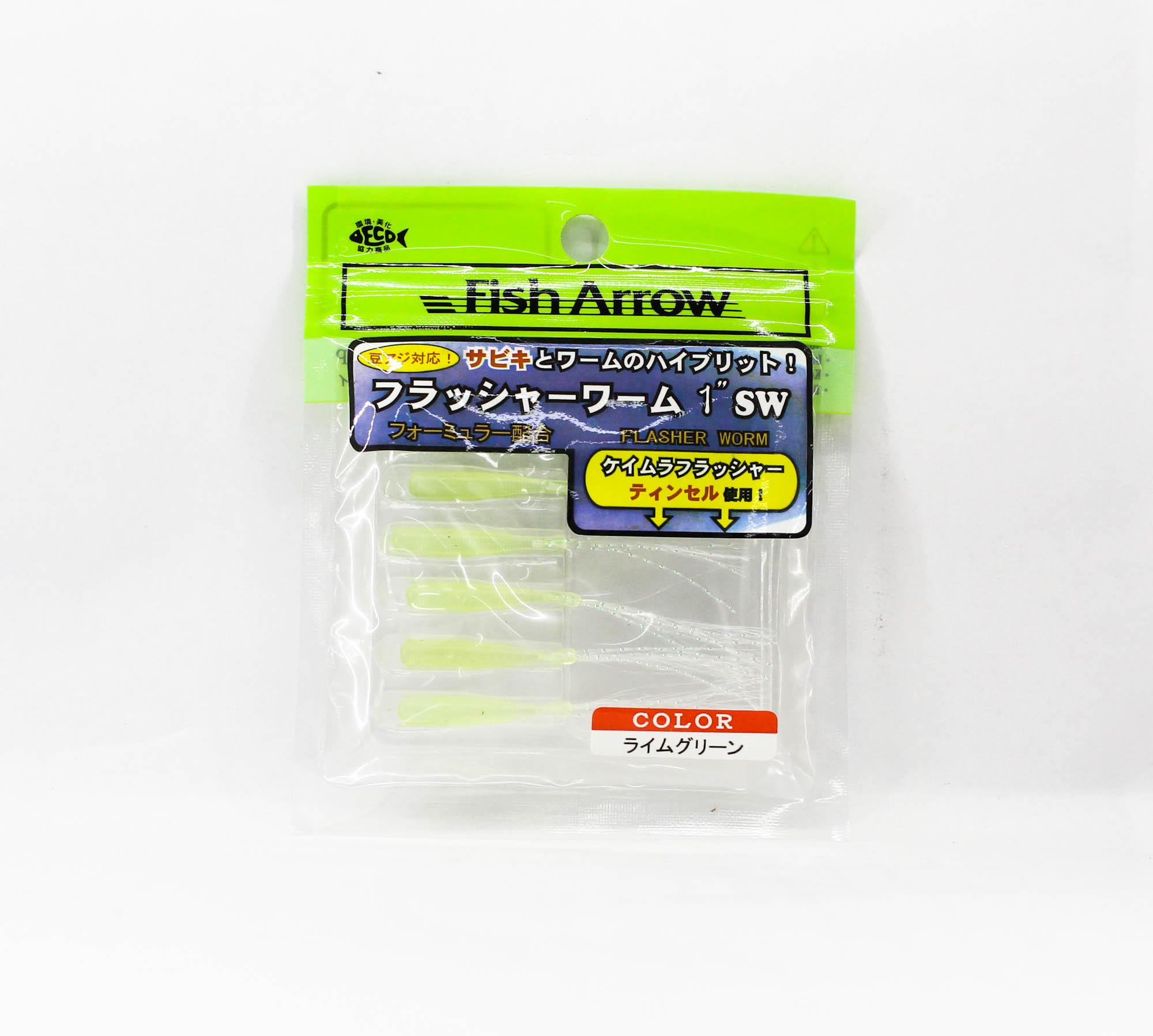 

Fish Arrow Soft Lure Flasher Worm 1 дюйм 6 штук в упаковці №08 (0448)