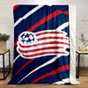 Soccer Flag Bedroom Blanket Design Printed Flannel Blanket for Bedroom, Living Room, Sofa, and Nap