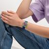 Swatch wristwatch GENT BIOSOURCED NEON SKYCHART SO28G704 unisex adult blue