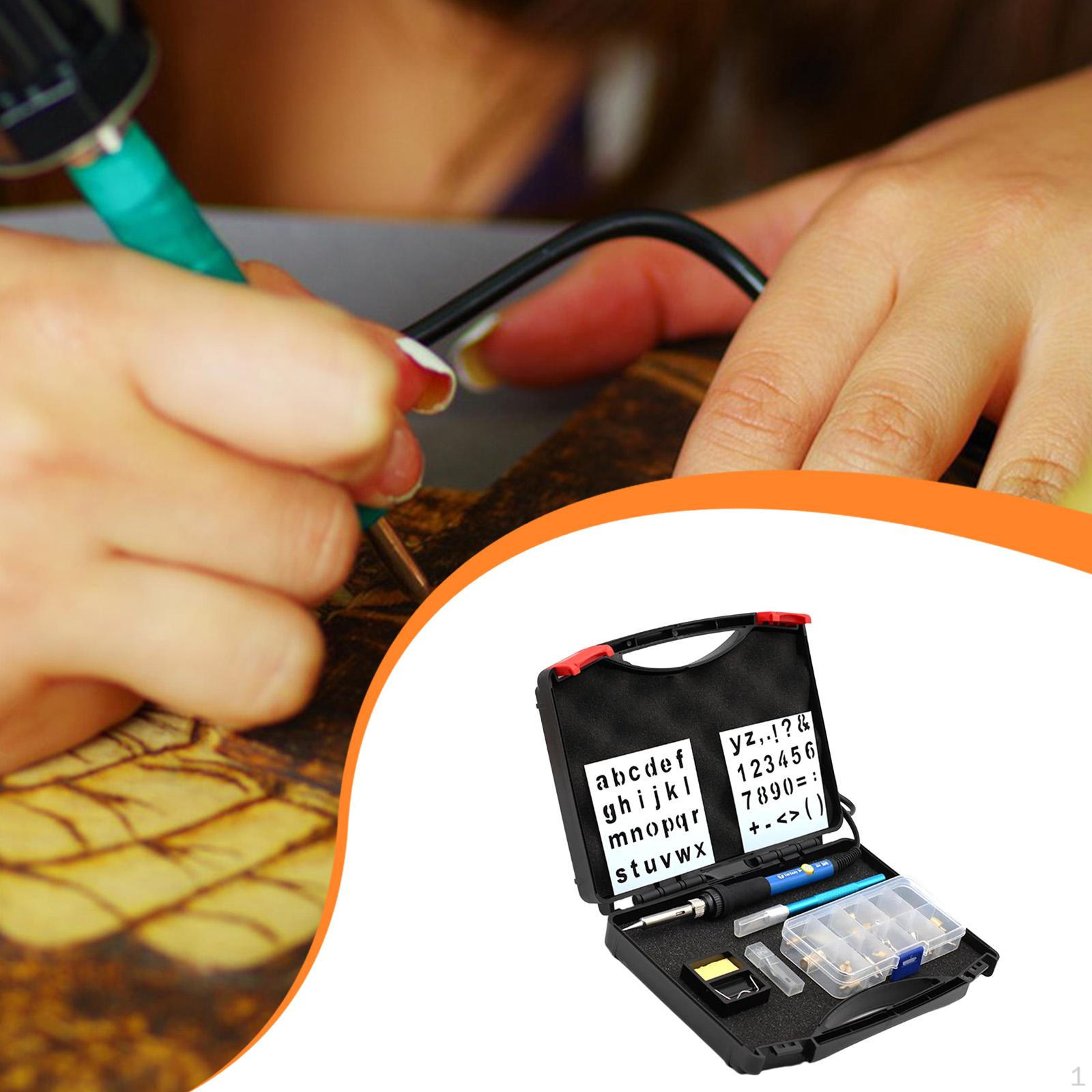 Набор для выжигания по дереву с регулируемой температурой для тиснения, выжигания по дереву, поделок своими руками