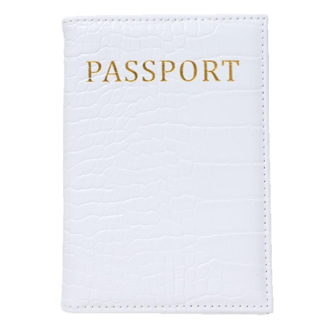 

Fashion Passport Cover Holder Wallet Card Case for Women Men Travel Accessories белый