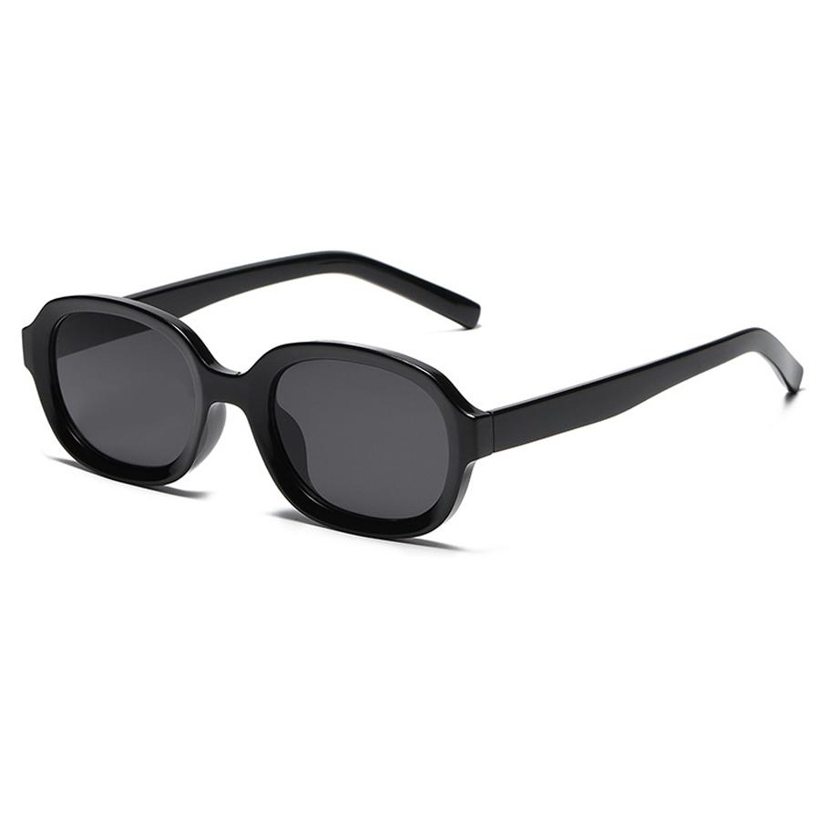 Retro Oval Sunglasses Women's Fashion Sunscreen Eyewear Street Snap Popular Korean Style Mirror Frame Beach Vacation Wear