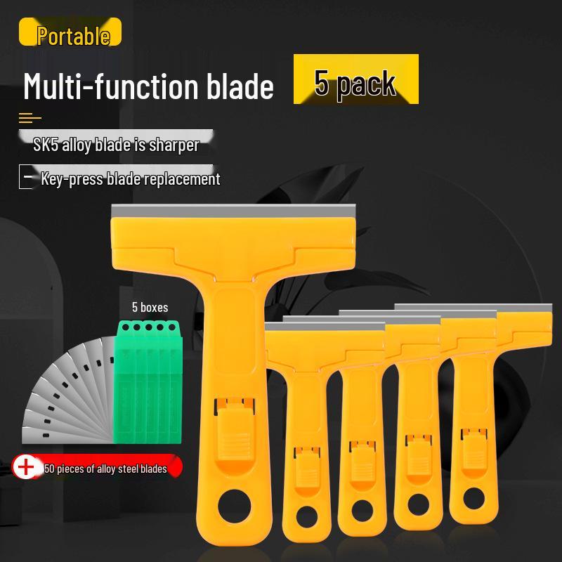 Multi-Purpose Cleaning & Scraping Tool for Adhesive Removal and Caulk, Wall, and Floor Cleaning.