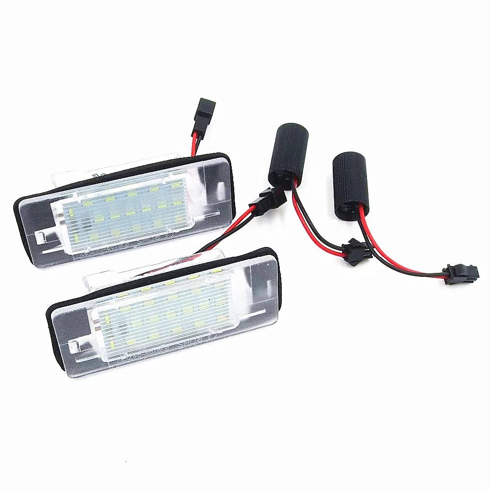 Lampă LED Canbus fără erori pentru numărul de înmatriculare alb pentru Opel Vectra C Estate 2002-2008