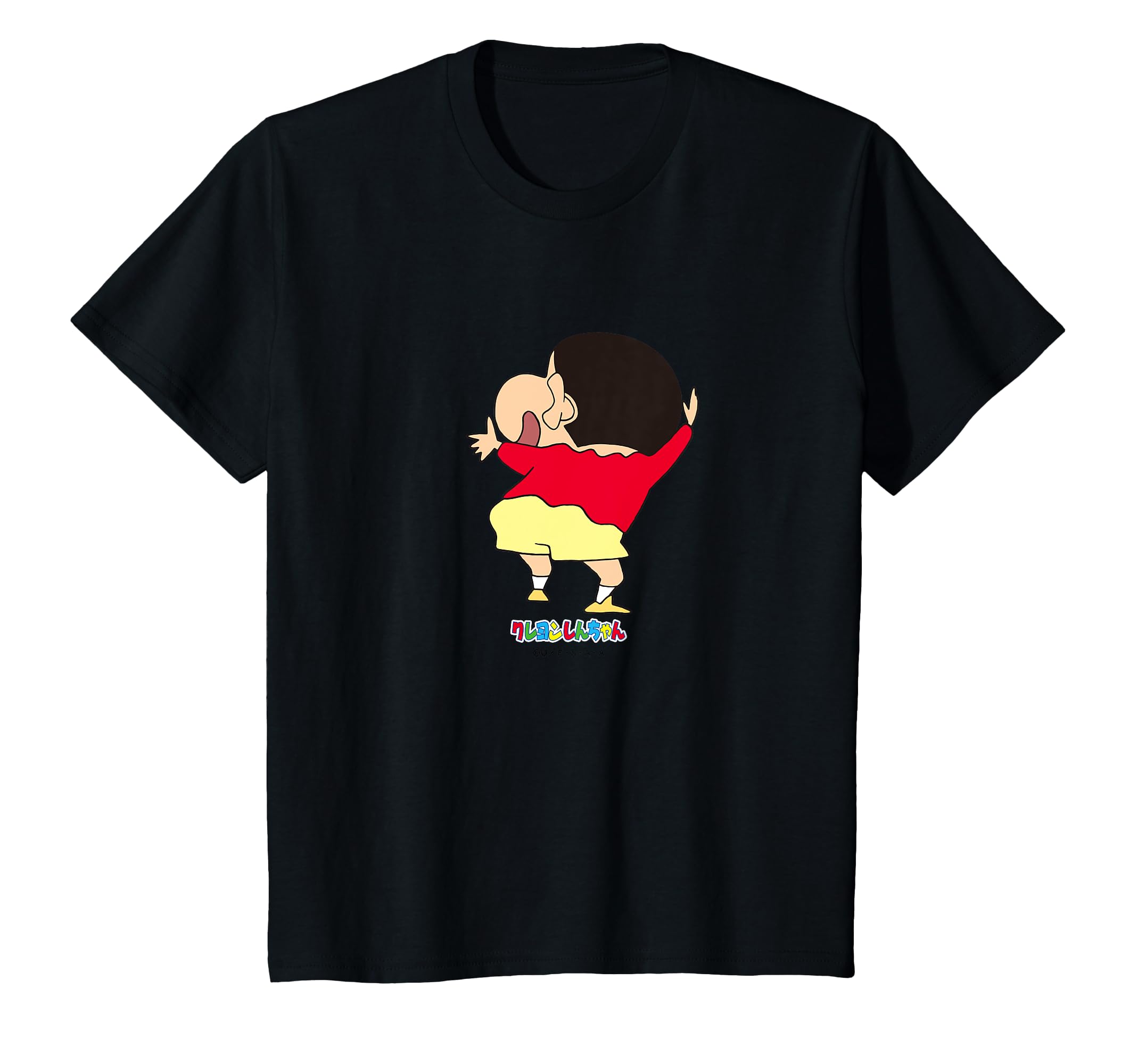 

Kids Crayon Grinning Shin-chan Shin-chan T-shirt чорний