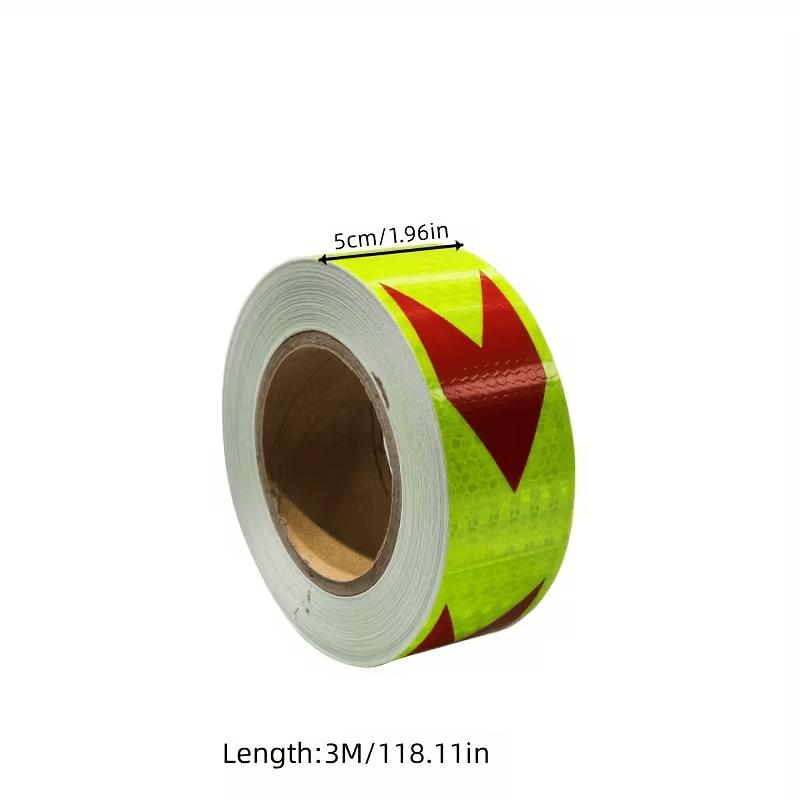 

2/1pcs High visibility reflective safety tape - Waterproof, suitable for vehicles, trailers, boats and signs