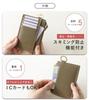 Lizdays Genuine Leather Fragment Case Mini Wallet with Zipper and Coin Slim Design Women's L-Shaped Purse, (Lavender)