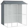 Outdoor Bird Cage Anthracite 215 X 210 X 247 Cm Galvanized Steel