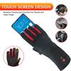Rechargeable Heated Gloves with Auto Adjustable Warmth Comfort Practical Nylon Construction Outdoor Winter Use