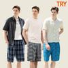 Try Men S 100 Ramie pantS 3 typeS 5 ShortS