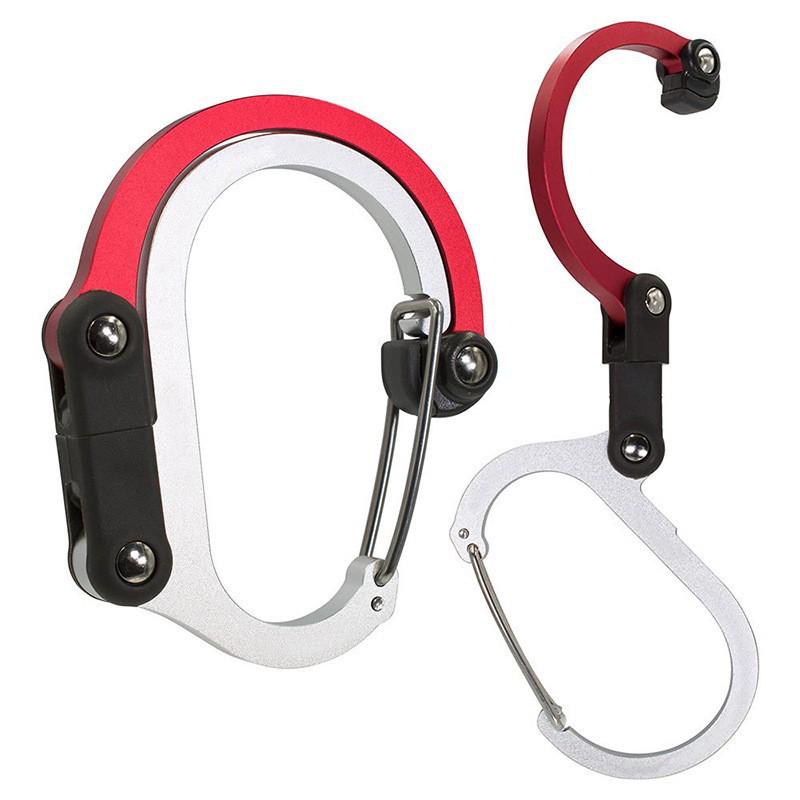 Mehrzweck-Outdoor-D-förmiger Karabiner-Schlüsselanhängerhaken