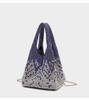 Cross-Border Rhinestone-Full Women's Evening Handbag: Shiny Diamond Inlaid Chain Shoulder/Crossbody Bag