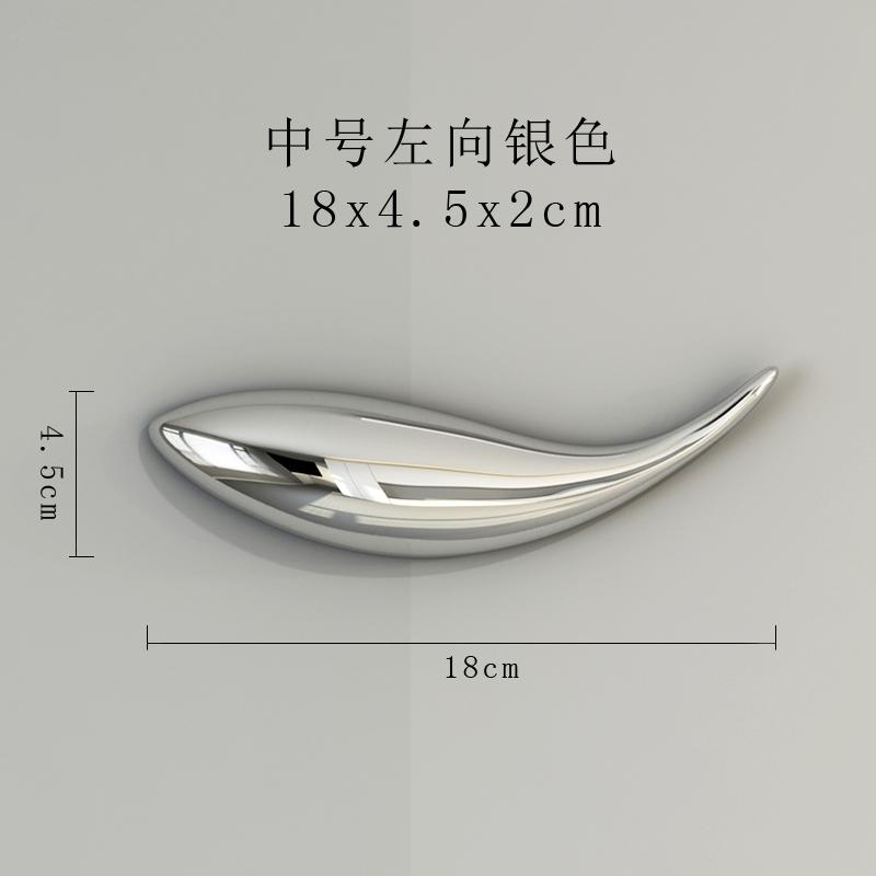 Creative Three-dimensional Fish Wall Decorative Wall Without Perforated Decorations Living Room TV Background Wall Sofa Pendant