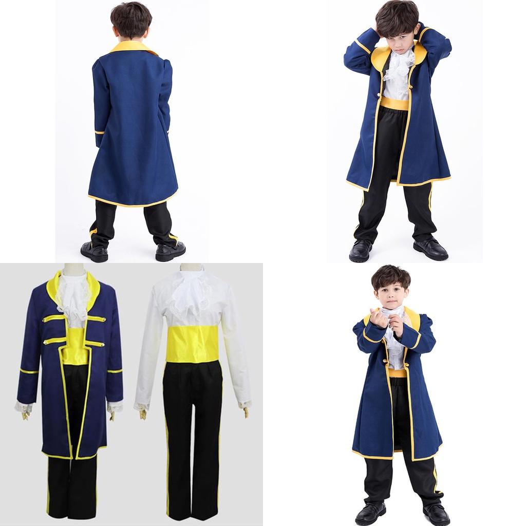 Enchanting Beauty And The Beast Prince Adam Costume For Boys With Exquisite Workmanship