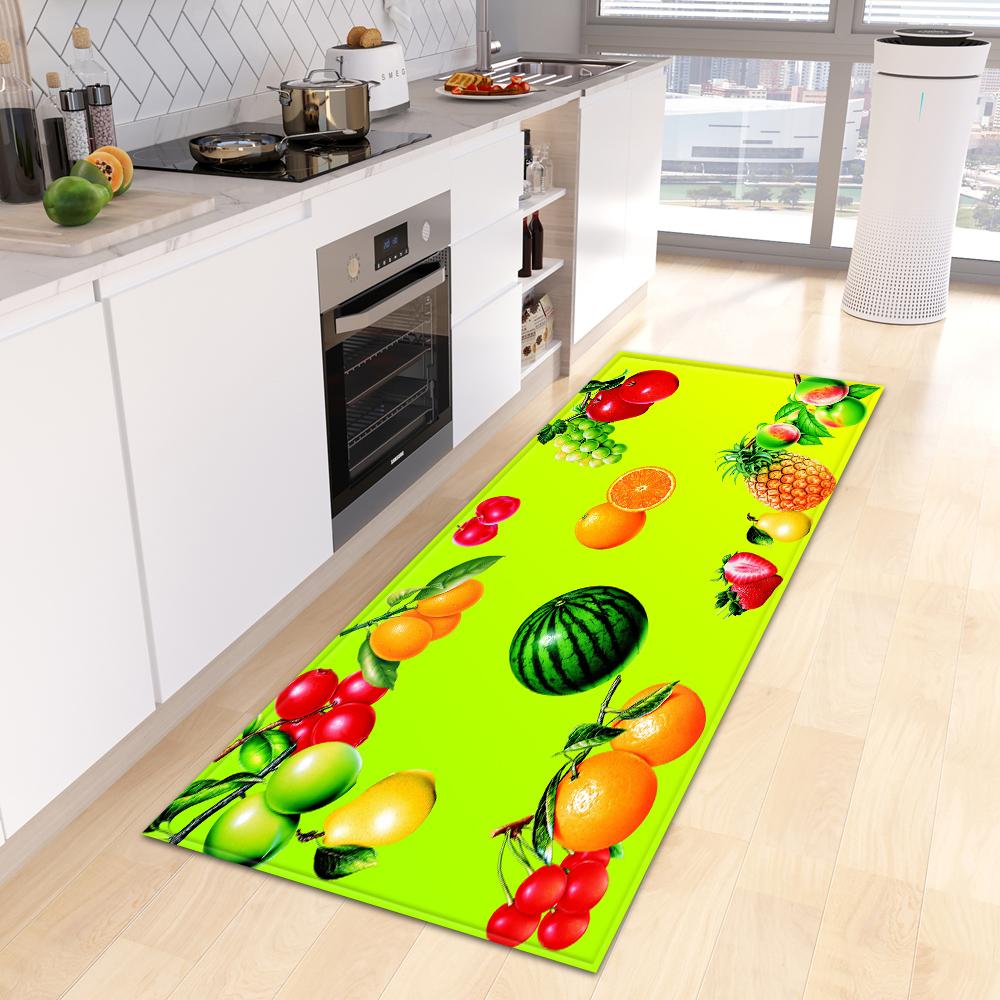 Entrance Door Mat Fruit Corridor Kitchen Mat Living Room Floor Mat Bathroom Door Household Non-slip Carpet
