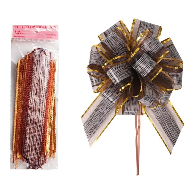 20 Pieces Pull Bows Gift Wrapping Pull Bows Ribbon Pull Bows for Christmas Wedding Baskets Valentine's Day Bows Multicolor