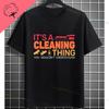 Funny Astronaut  Vacuum Cleaner Space Graphic Tshirt Short Sleeve 100 Cotton Round Neck Humor Style Casual Fashion Tshirt