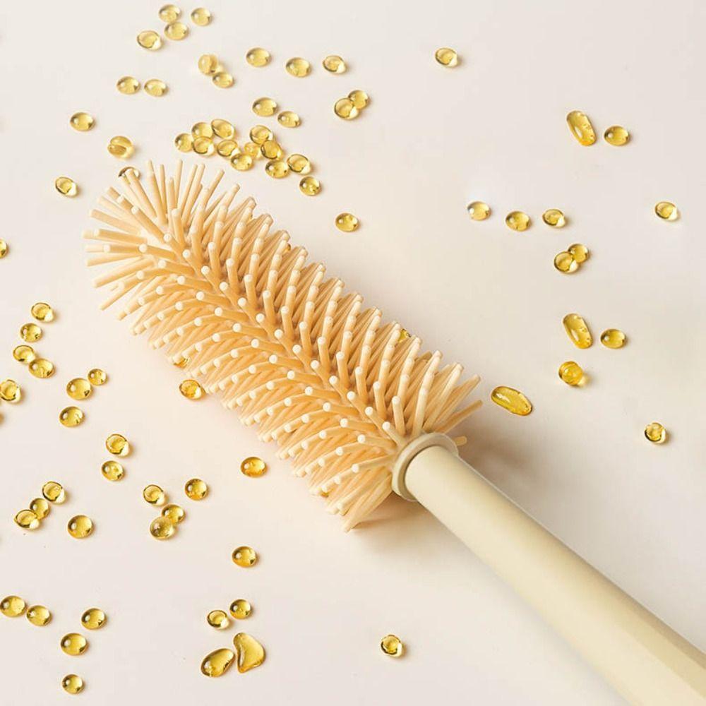 Multi-functional Cup Cleaning Brush Long Handle Glass Brush  Water Bottles Cleaner Tool